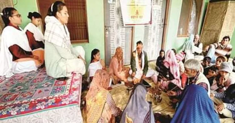 Villagers in Ladhaua perform yagya to return to Sanatan Dharma