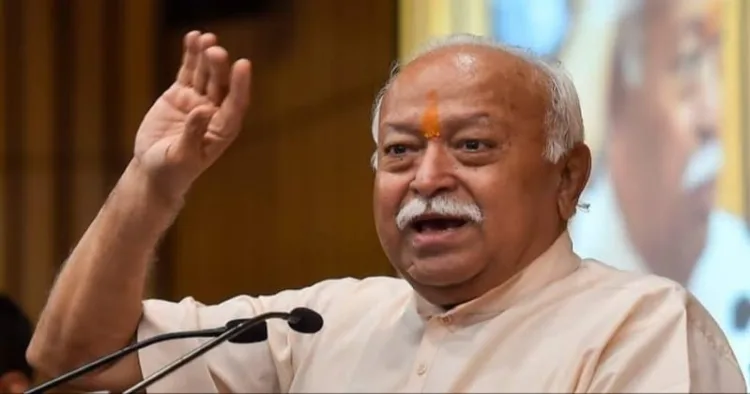 RSS Sarsanghchalak Dr Mohan Bhagwat