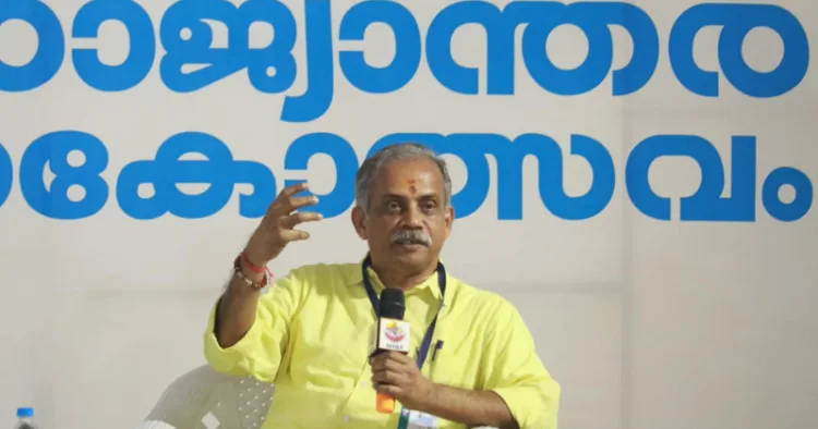 J. Nandakumar at Mavelikara International Book Festival