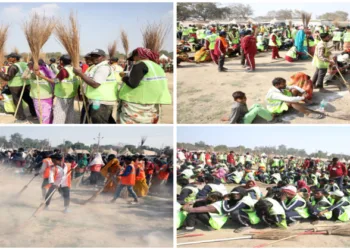 Sanitation workers at Mahakumbh create new record