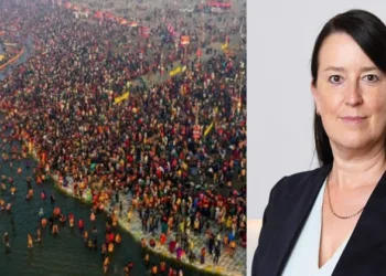 Marje Luup, Estonian Ambassador to India (Right)