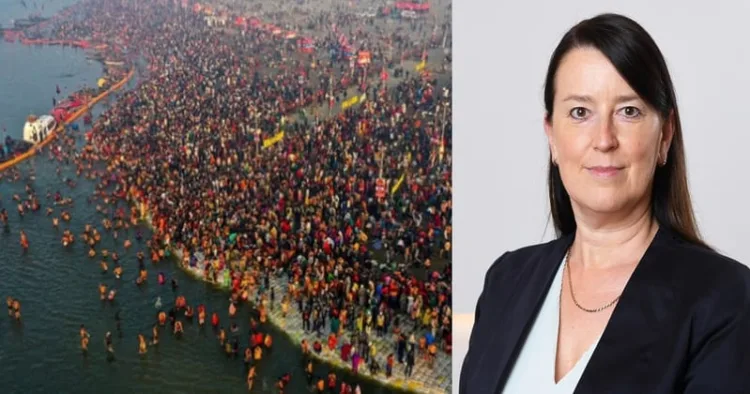 Marje Luup, Estonian Ambassador to India (Right)