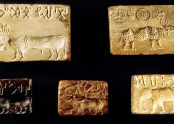 Indus Valley plaques with the unknown script