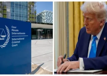 US President Donald Trump (Right)