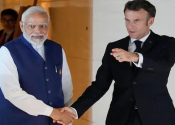 Prime Minister Narendra Modi (Left) and French President Emmanuel Macron (Right)