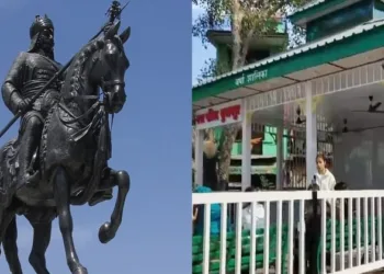 Statue of Maharana Pratap (Left)