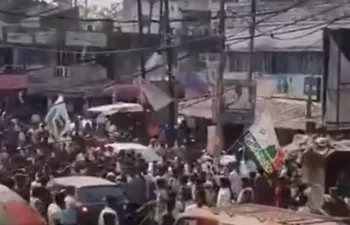 Visuals from the site of attack