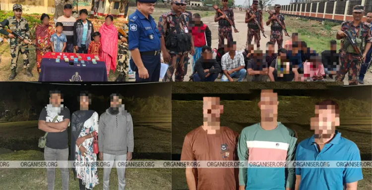 Rohingyas and Bangladeshi infiltrators nabbed by the BSF