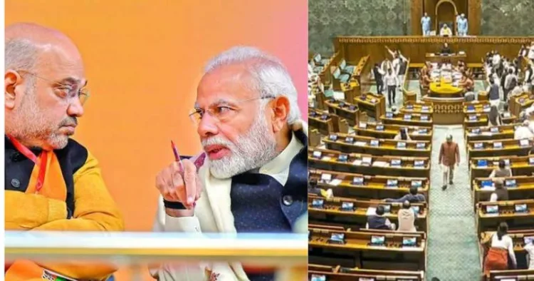 BJP issued a whip to all its Lok Sabha MPs to be present in the House tomorrow for the budget's passage
