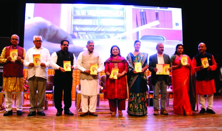 The book, published by Suruchi Prakashan, is a compilation of four years of intellectual discussions curated by Prerna Sansthan