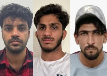 Left to Right: Jaffar, shot dead in an encounter; Marsingh Amjat Irani and Salman Hussain