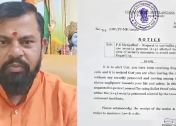 BJP MLA Raja Singh advised on security issues by Hyderabad Police