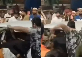 Visuals from the viral video of the said incident