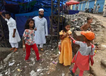 Rohingya Muslims in a basti (Image used for representative purposes)