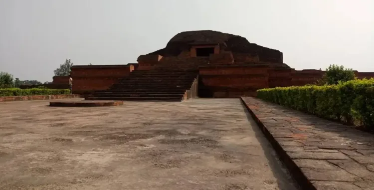 Ruins of ancient Vikramshila University, image courtesy X