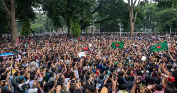 Bangladesh students' protest (File image)