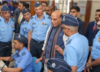 Rajnath Singh at the Institute of Aerospace Medicine (IAM), Bengaluru