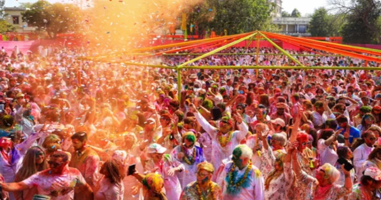 Holi celebrations