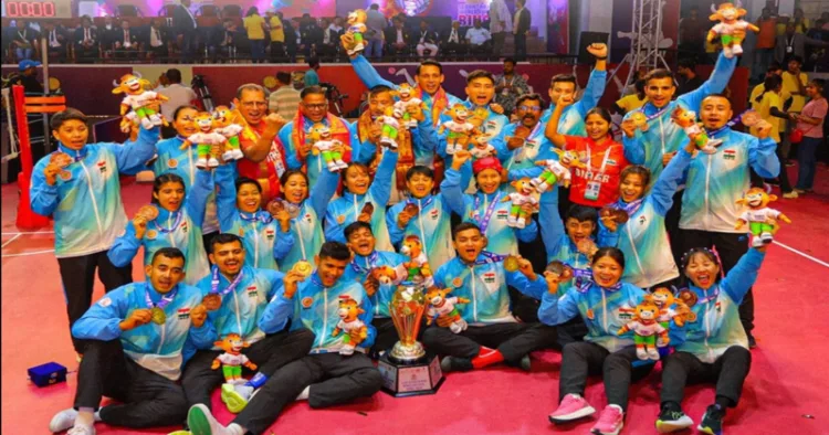 India's winning team at Sepak Takraw World Cup 2025