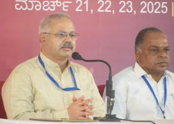 Sunil Ambekar, Akhil Bharatiya Prachar Pramukh, RSS and N. Tippeswamy, Kshetra Karyavah of Dakshin Madhya Kshetra (Karnataka, Andhra and Telangana)