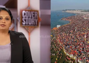 Sindhu Sooryakumar, executive news editor of Asianet - Kumbh Mela