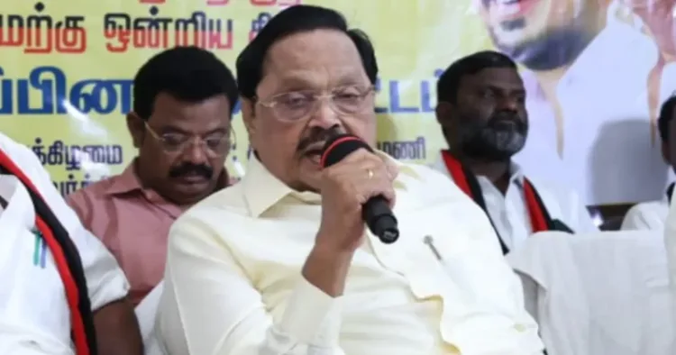 DMK Minister Durai Murugan