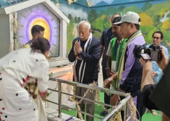 SS Sarsanghchalak Dr Mohan Bhagwat ji visits Donyi Polo Nyedar Namlo