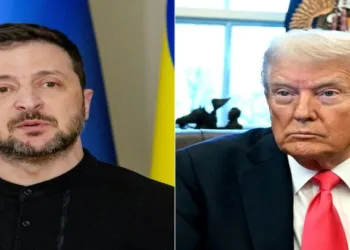 Ukrainian President Volodymyr Zelenskyy (Left) and US President Donald Trump (Right)