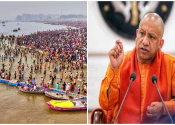 Uttar Pradesh Chief Minister Yogi Adityanath (Right)