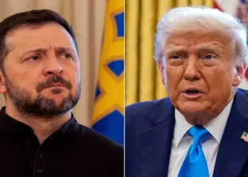 Ukrainian President Volodymyr Zelenskyy (Left) and US President Donald Trump (Right)