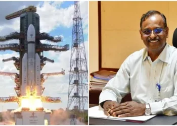 ISRO chairman V Narayanan (Right)