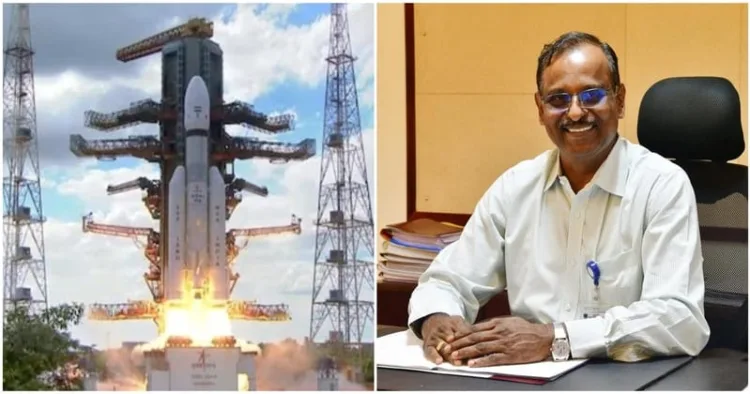ISRO chairman V Narayanan (Right)