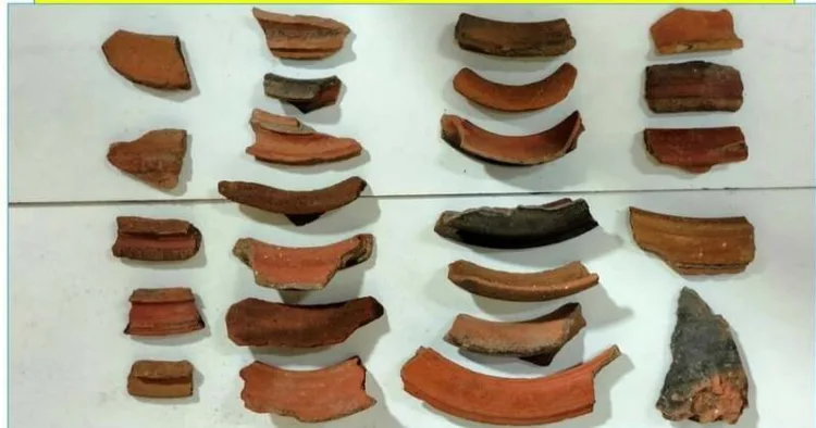 Antiques collected from Pattinamaruthur village near Tharuvaikulam