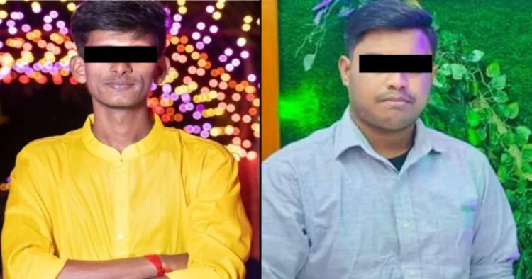 Hindu students Pranay Kundu and Bikarna Das Dibya (Source: Opindia)