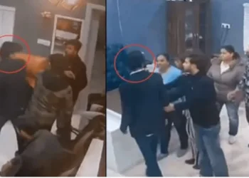 A viral CCTV video shows Christian prophet Bajinder Singh assaulting women