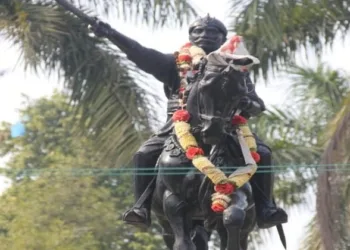 Statue of Maharaj Chhatrasal installed in Panna