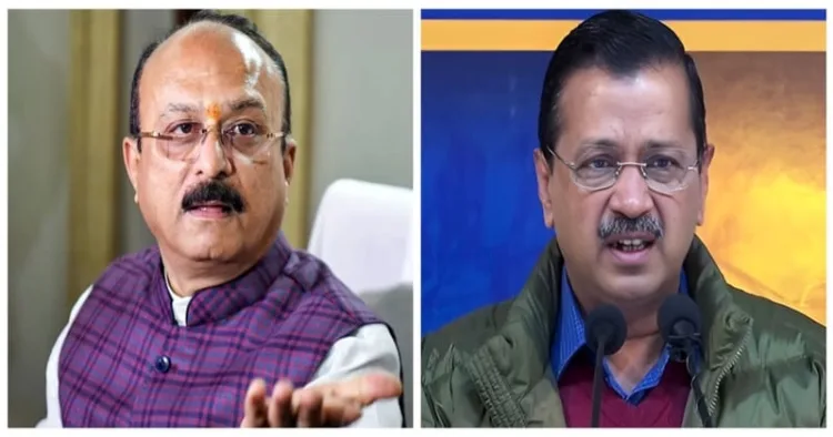 Delhi Education Minister Ashish Sood (Left) and Former Delhi Chief Minister Arvind Kejriwal (Right)