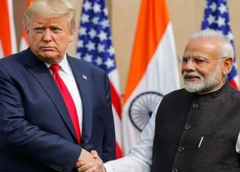 US President Donald Trump (Left) and Prime Minister Narendra Modi (Right)