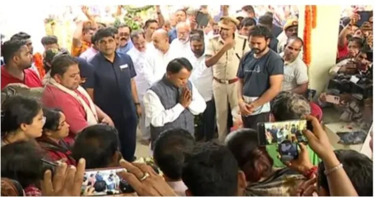 Odisha CM Majhi pays tribute to Prashant Satpathy