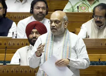 Union Home Minister Amit Shah in Lok Sabha (Photo: X)