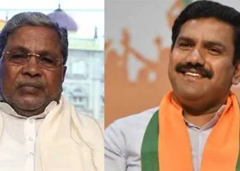 Karnataka Chief Minister Siddaramaiah and BJP state president BY Vijayendra