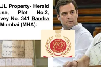 ED initiates possession of assets worth over Rs 660 crore in Congress-linked 'National Herald case' (Right) Rahul and Sonia Gandhi)