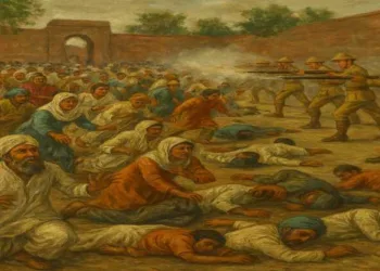 Representative image of the Jallianwala Bagh massacre