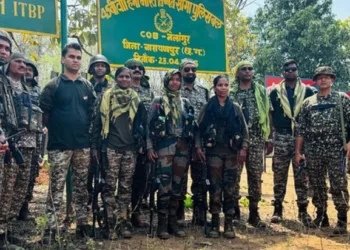 A Representative image- Personnel of ITBP at newly opened COB near Chhattisgarh- Maharashtra border, image credit: Amarujala