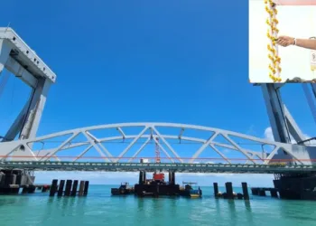 Prime Minister Narendra Modi inaugurated the New Pambam Bridge in Ramanathapuram, Tamil Nadu