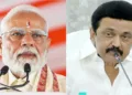 (Left) PM Narendra Modi ( Right) Tamil Nadu CM MK Stalin