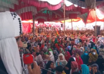 Sit-in-protest held by BNP at Lakpass (File Image: X@MediaCellBNP)