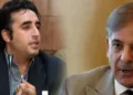 (Left) Head of the Pakistan People’s Party, Bilawal Bhutto (Right) PM Shehbaz Sharif