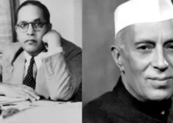 (Left) Dr BR Ambedkar (Right) Former PM of India Jawaharlal Nehru (File Image)