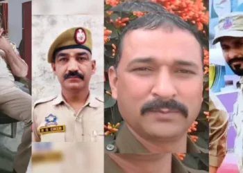Four policemen who made the Supreme Sacrifice in the Kathua Encounter (Source: Organiser Weekly, X)